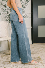 Load image into Gallery viewer, Judy Blue  Adrian Mid Rise Retro Wide Leg
