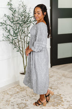 Load image into Gallery viewer, All Is Well Dress In Opal Gray
