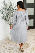 Load image into Gallery viewer, All Is Well Dress In Opal Gray
