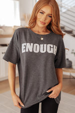 Load image into Gallery viewer, Always Enough Graphic Tee in Charcoal
