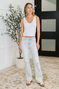 Judy Blue Alyse Mid Rise Destroy & Fray Hem Bootcut