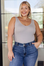 Load image into Gallery viewer, The Basics Bodysuit in Grey
