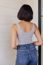 Load image into Gallery viewer, The Basics Bodysuit in Grey
