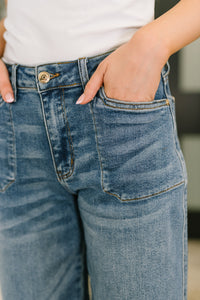 Judy Blue Bella High Waist Soft Barrel Stitch Thru Pocket