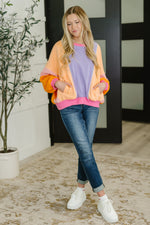 Load image into Gallery viewer, Blockbuster Color Block Pullover in Muted
