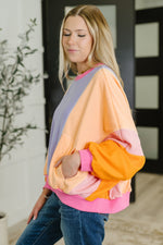 Load image into Gallery viewer, Blockbuster Color Block Pullover in Muted
