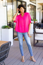 Load image into Gallery viewer, Bounding Beauty Button Down Blouse
