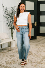 Load image into Gallery viewer, Judy Blue Claudia Mid Rise Wide Leg Ankle Jean
