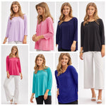 Load image into Gallery viewer, Dear Scarlett Signature Classic Round Neck Top
