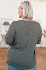 Load image into Gallery viewer, Don&#39;t Be Careless Ribbed Knit Top
