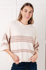 Load image into Gallery viewer, Don't Forget the Cold Foam Striped Hoodie
