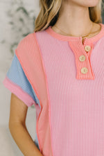 Load image into Gallery viewer, Don't Stop Til' You Get Enough Color Block Top
