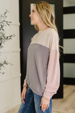 Load image into Gallery viewer, Dual Tones Cable Ribbed Knit Sweater

