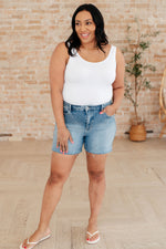 Load image into Gallery viewer, Judy Blue Elle High Rise Rhinestone Cutoff Shorts
