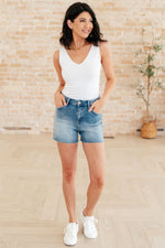 Load image into Gallery viewer, Judy Blue Elle High Rise Rhinestone Cutoff Shorts
