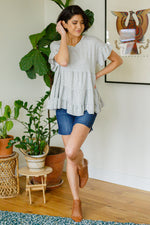 Load image into Gallery viewer, Endless Memories Tiered Babydoll Top
