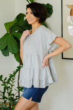 Load image into Gallery viewer, Endless Memories Tiered Babydoll Top
