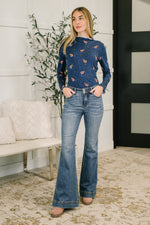 Load image into Gallery viewer, Judy Blue Eva High Waist Flare Tummy Control Double Button WB
