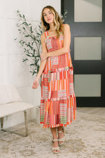 Load image into Gallery viewer, Extra Sentimental Wide Strap Tiered Dress
