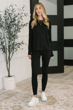Load image into Gallery viewer, Get Me Cozy Set in Black
