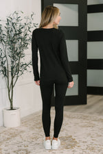Load image into Gallery viewer, Get Me Cozy Set in Black
