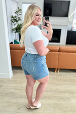 Load image into Gallery viewer, Judy Blue Elle High Rise Rhinestone Cutoff Shorts
