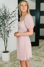 Load image into Gallery viewer, It's For the Aesthetic Balloon Sleeve Dress
