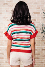 Load image into Gallery viewer, It&#39;s a Go Striped Knit Top
