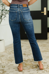 Judy Blue Nova High Waist Dark Wash Kick Flare