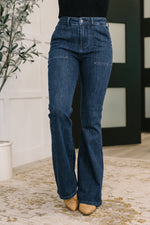 Load image into Gallery viewer, Judy Blue Jada High Waist Flare with Patch Pockets
