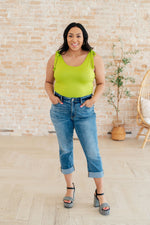 Load image into Gallery viewer, Just a Spritz Bodysuit in Lime
