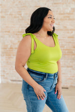 Load image into Gallery viewer, Just a Spritz Bodysuit in Lime
