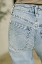 Load image into Gallery viewer, Judy Blue Martha Mid Rise Kick Flare w Raw Hem

