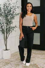 Load image into Gallery viewer, Judy Blue Keira High Waist Cargo Wide in Black
