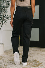 Load image into Gallery viewer, Judy Blue Keira High Waist Cargo Wide in Black
