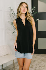 Load image into Gallery viewer, Lizzy Tank Top in Black
