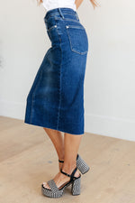 Load image into Gallery viewer, Judy Blue Marcy High Rise Denim Midi Skirt
