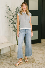 Load image into Gallery viewer, Judy Blue Mary Mid Rise Ankle Wide Leg + Hollywood WB + Fray Hem

