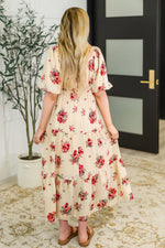 Load image into Gallery viewer, Petals &amp; Postcards Balloon Sleeve Dress
