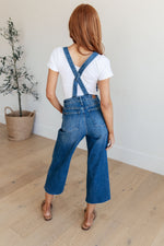 Load image into Gallery viewer, Judy Blue Priscilla High Rise Crop Wide Leg Denim Overalls
