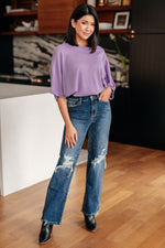 Load image into Gallery viewer, Judy Blue Rose High Rise 90's Straight Jeans in Dark Wash
