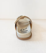 Load image into Gallery viewer, Stellar Rhinestone Buckle Slides in Gold
