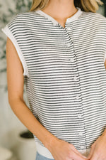 Load image into Gallery viewer, So Good It Hurts Cap Sleeve Button Down
