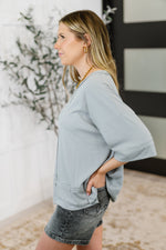Load image into Gallery viewer, Stay On Top Relaxed Tee in Light Grey
