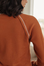 Load image into Gallery viewer, Stitch In Time Waffle Knit Top
