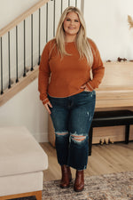 Load image into Gallery viewer, Stitch In Time Waffle Knit Top
