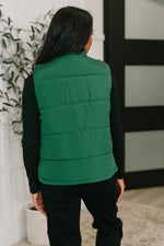 Load image into Gallery viewer, That&#39;s What I&#39;m Talkin&#39; About Puffer Vest in Hunter Green
