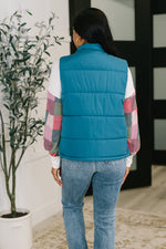 Load image into Gallery viewer, That&#39;s What I&#39;m Talkin&#39; About Puffer Vest in Teal
