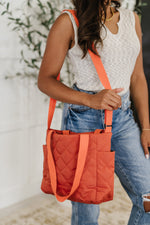 Load image into Gallery viewer, There She Goes Bag in Tomato

