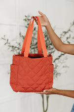 Load image into Gallery viewer, There She Goes Bag in Tomato
